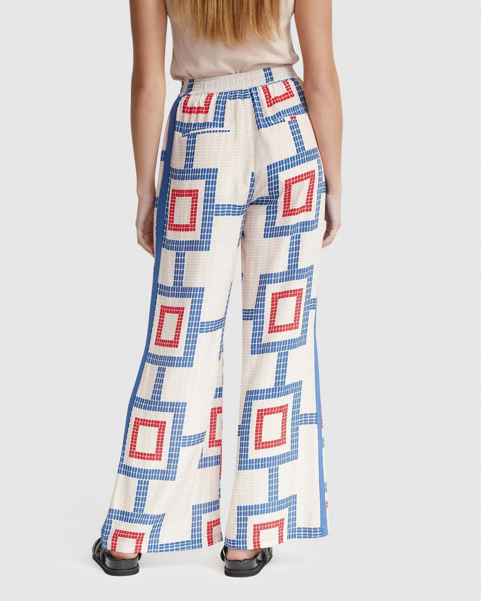 Chantel Wide Leg Pants Side Tape